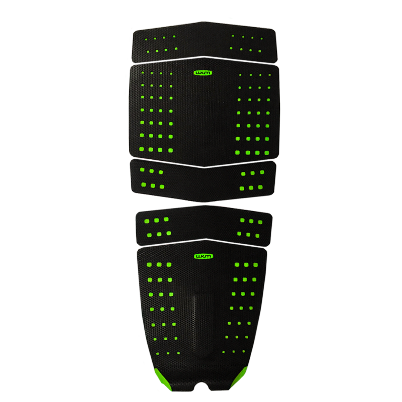 Deck Wakum Shock Wave Pro Full Preto e Verde (3 Bumerangues) Wakum